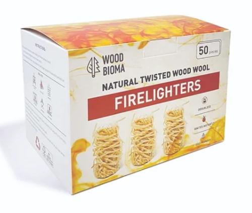 WOOD WOOL FIRELIGHTERS 50 pcs