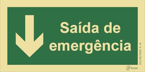 E0025 - Emergency exit 200x100