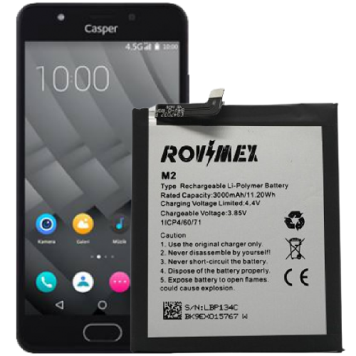 Casper Via M2 Rovimex Battery