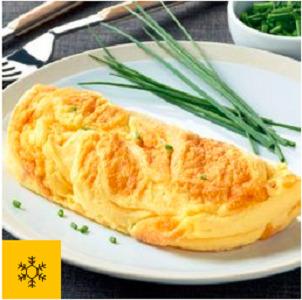 Frozen gourmet ingredient omelette