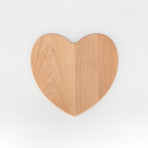 Beech Board Heart Shaped