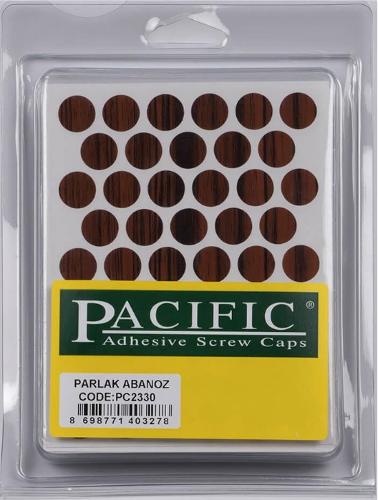 Self Adhesive Screw Cover Caps - Parlak Abanoz