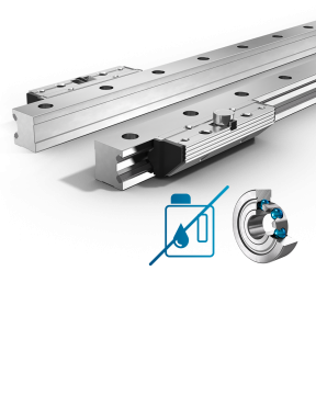 Linear Guides Type Fde-R Pair Of Single Rails And Pair Of Roller Shoes