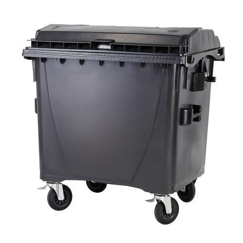 Plastic container 1100 flatid black