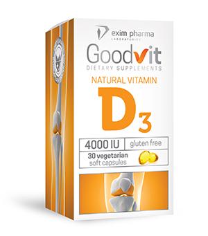 Goodvit Natural Vitamin D3 4000