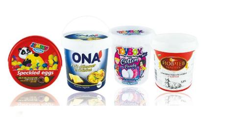 900 ml Round IML Containers