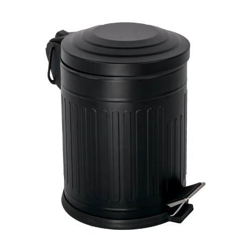 Trash Can Black