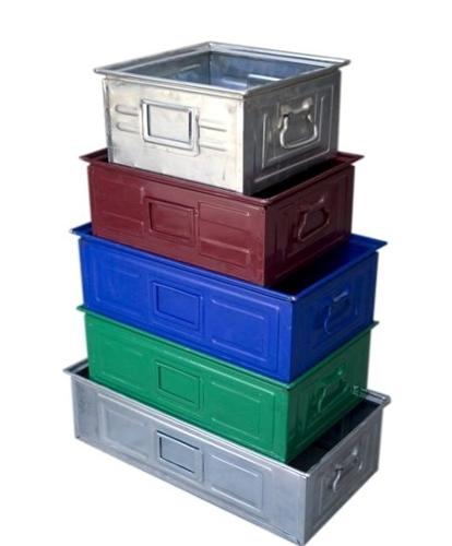 Stacking Metal Boxes