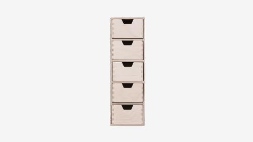 Organizer with 5 drawers No. 6