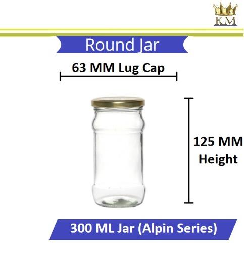 Round Glass Jar