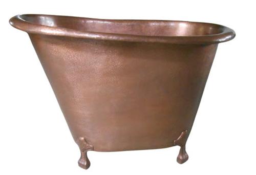 copper bathtub