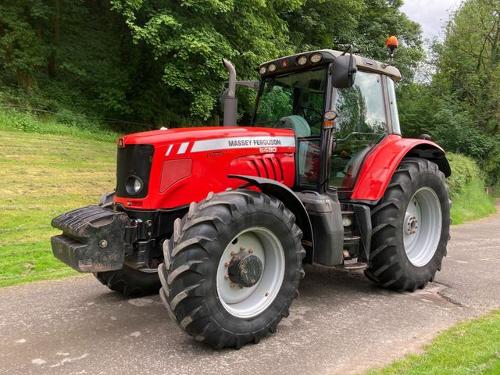 2008 MASSEY FERGUSON 6480 DYNA-6 TRACTOR C/W WEIGHTS