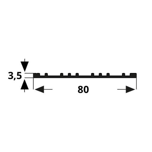 Aluminium butt connector, EN AW-6060, mill-finish, T4