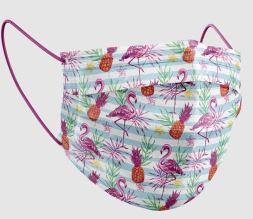 Medizer Mouds Series Meltblown Tropical Flamingo Patterned Medical Mask