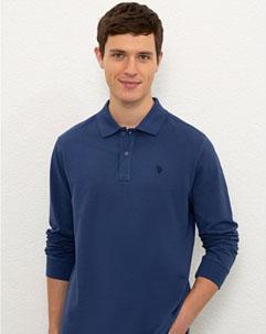 Men's Polo Sweatshirt T-shirt