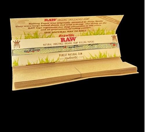 Raw King Size Slim Organic + Tips