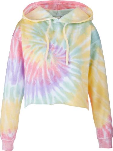 100 Cotton Fleece Tie Dyed Hoodie