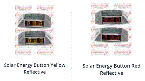 Solar Energy road Buttons  Reflective