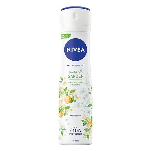 NIVEA DEODORANT MIRACLE GARDEN JASMIN AND BERGAMOT SPRAY (FO