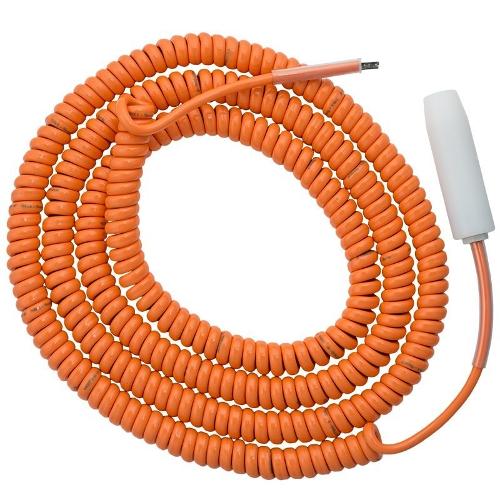 Coiled Grounding Cable with Socket, for EKK-3, EKN-3...