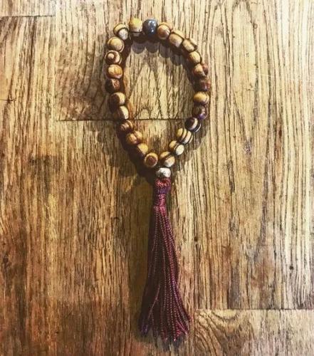 Buddhist Mala Bracelet 27 African Jasper