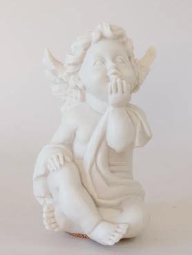 Decorative and aromatic piece Angel - white