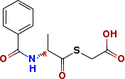 N-Benzoyl-D-alanylthioglycolic acid