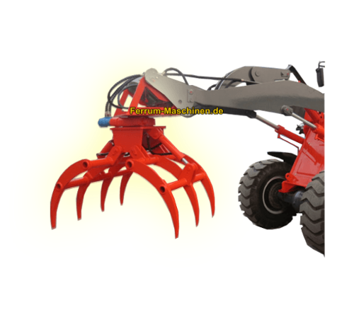 360° gripper for Ferrum DM yard loader / wheel loader for Ferrum wheel loader