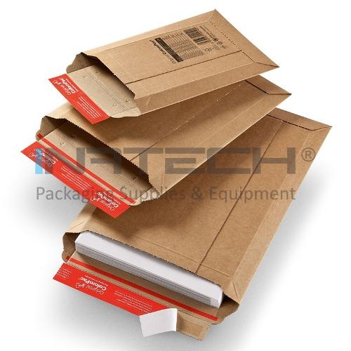 Cardboard envelopes with self-sealing ColomPac ®