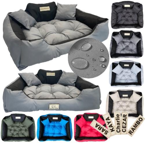 Personalized waterproof KINGDOG dog bed