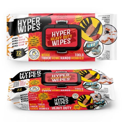 Hyper Wipes Heavy Duty Wet Wipes