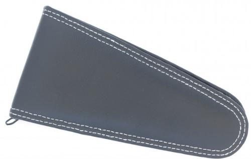 Excellent leatherette scissors case, 2 compartments