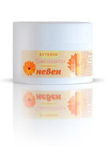 Face cream with calendula extract