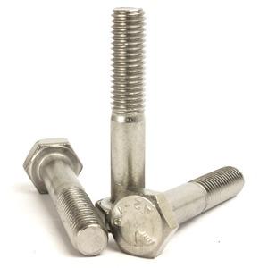 M6 x 25mm Partially Threaded Hex Head Bolt Stainless Steel A