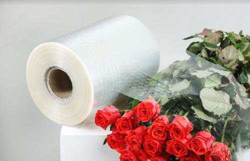 Macro perforated film for flowers