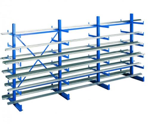 K 1000 cantilever racking, 2000x5000x2x500 mm shelv