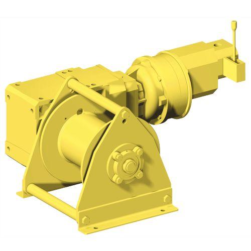 Pneumatic winches