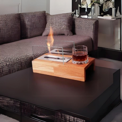 Korflame Inizio table fireplace