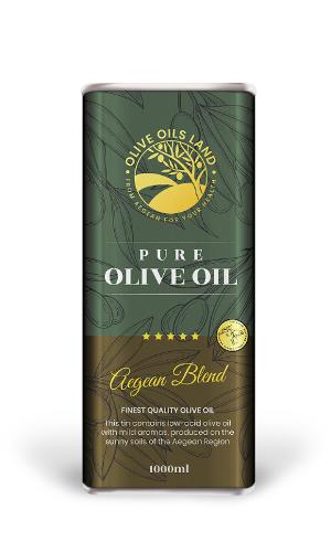 1000 ML TIN PURE OLIVE OIL