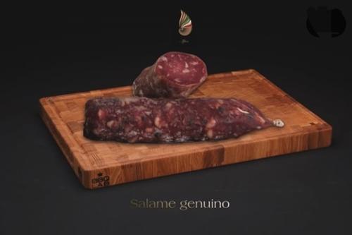 Genuine 300g vacuum-packed salami