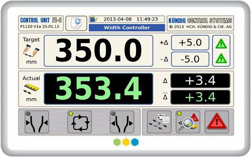 Display Unit for Width Gauge