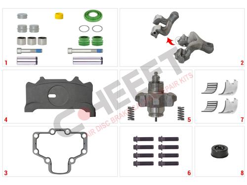 SAF Axle Set (Right)