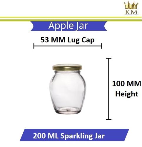 Apple Glass Jar