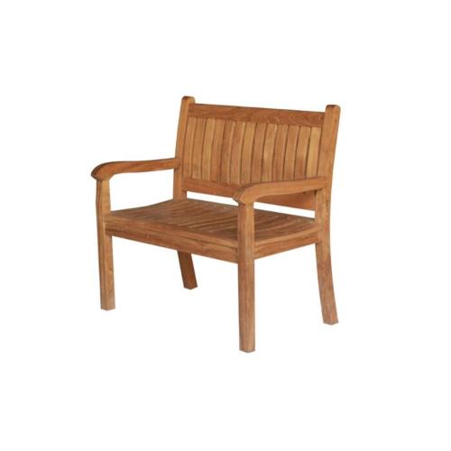 wooden garden bench teak 100x50x92 cm