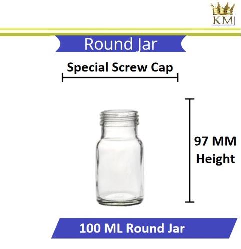 Round Glass Jar