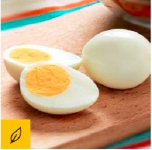 Peeled Hard-boiled Eggs