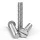 M6 x 100mm Slotted Cheese Head Machine Screws Staineless Ste (A2Z FASTENERS)