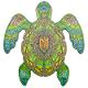 The Green Turtle Wooden Puzzle (CREATIFWOOD)