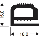 Silicone profiles (DSU REFRIGERATOR GASKETS)