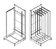 Modular shop rack systems & instore interior shelving design (GONDELLA)